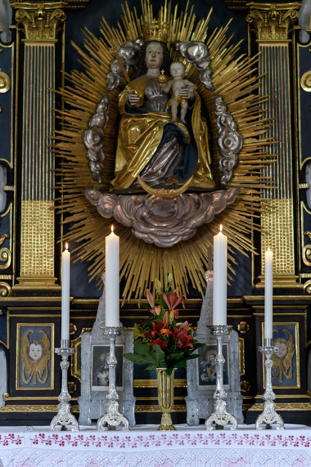 Altarleuchter versilbert in Kirchenqualität