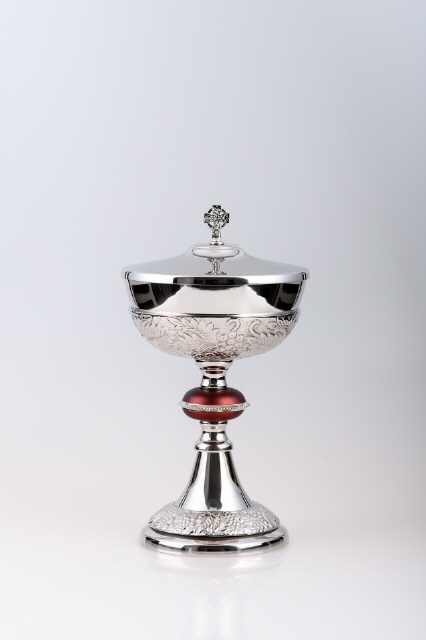 Ciborium Messing vernickelt Silber (32-245)