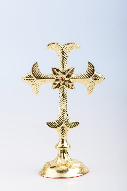 Stehkreuz vergoldet (30-674)