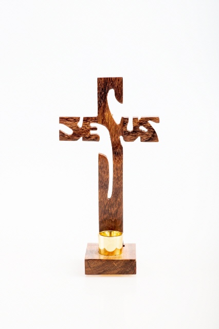 Stehkreuz "Jesus" 19 cm