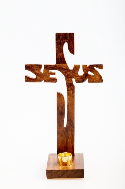 Stehkreuz "Jesus" 24 cm