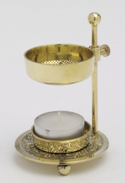 Räucherstövchen Messing Gold (10-521)