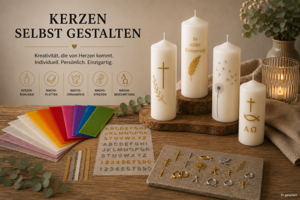 Alles zur Kerzenverzierung für individuelle und...