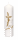 Hochzeitskerze Stumpenkerze mit Kreuz & Tauben (Gold) mit Namen & Datum