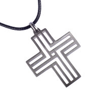Kreuz Anhänger "durchbrochenes Kreuz" mit...