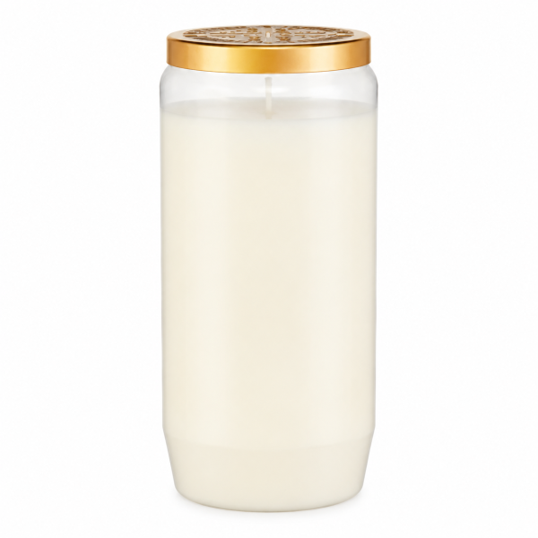 6-Tage Premium Grablichte Weiß 100% Pflanzenöl, 20 Stück