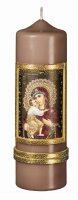 Marienkerze Madonna mit Kind Ø 6 x H 20 cm