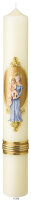 Marienkerze Altarkerze Madonna mit Kind 60 x 8 cm mit 10%...
