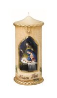Weihnachtskerze Zierkerze "Frohes Fest" 20 x...
