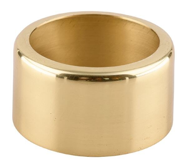 Kerzenring 4 cm in Gold für den Tropfschutz & Brennregler