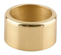Kerzenring 7 cm in Gold für den Tropfschutz &...
