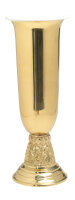 Vase Apostel H 30 cm, 30 cm, Messing, gold