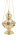 Weihrauchfass H 30 cm, 30 cm, Messing, gold