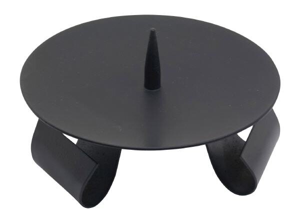 Leuchter "economy" schwarz 11,5 cm
