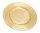 Teller-Ripp-Rand 15 cm matt, 15 cm außen, 9 cm innen, Messing, gold