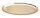 Teller oval 20x11 cm poliert