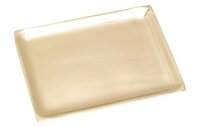 Teller rechteckig 10x7 cm poliert