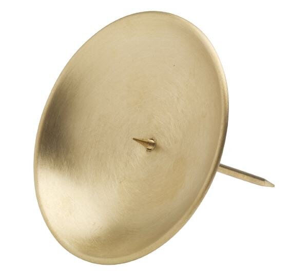 Kranzteller Gold matt 10 cm