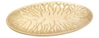 Kerzenteller oval 13 cm matt