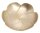 Lotos-Schälchen D 9,5 cm matt, 9,5 cm, Messing, gold
