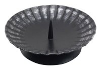 Kerzenhalter schwarz 12 cm