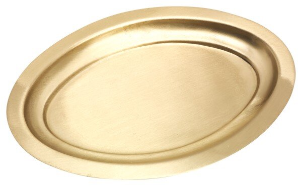 Teller oval 16x9,5 cm innen matt