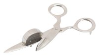 Dochtschere versilbert L 15 cm