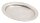 Kerzenteller oval 9x5,5 cm innen matt