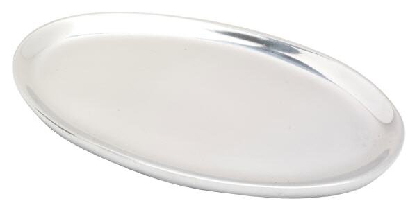 Teller oval 17x10 cm poliert