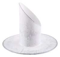 Mega-Leuchter weiß/silber D 3 cm