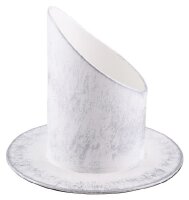 Mega-Leuchter weiß/silber D 5 cm