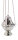 Rauchfass Höhe 17 cm Messing vernickelt
