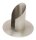 Langkerzenleuchter Messing, 3,5 cm Silber, matt