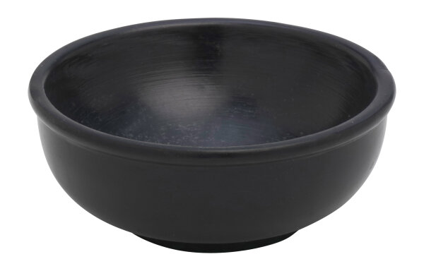 Räucherschale schwarz D 10 cm, Speckstein , schwarz, für Räucherkohle