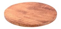 Teller Holz dunkel D 14 cm