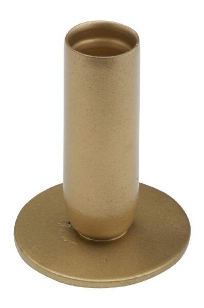 Kerzenhalter Eisen gold H 8 cm