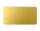 Flachteller Rechteckig Alu gebürstet gold 30 x 16 cm