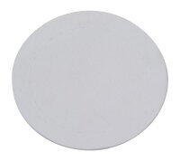 Flachteller Rund, Alu Weiß, Ø10 cm