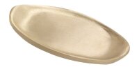 Kerzenteller oval 11 cm matt