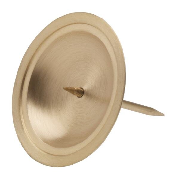 Kranzteller Gold matt, Innendurchmesser 5 cm, Außen 7 cm