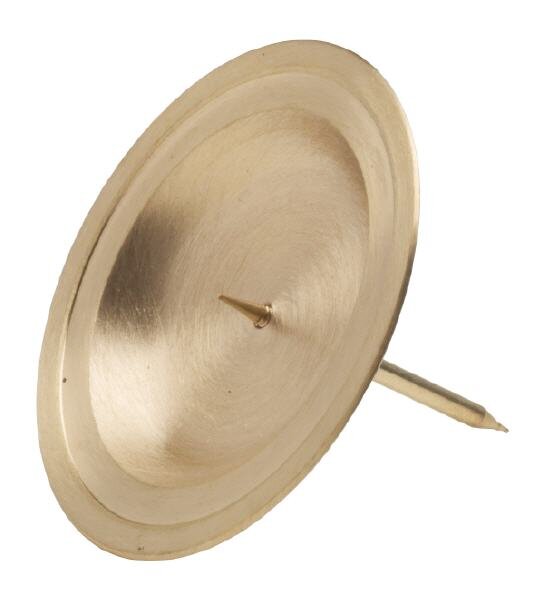 Kranzteller Gold matt, Innendurchmesser 6 cm, Außen 8,5 cm