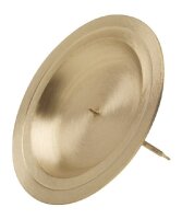 Kranzteller Gold matt, 13 cm Außendurchmesser innen...