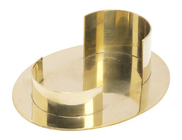 Kerzenhalter oval 9x5 cm innen