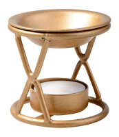 Räucherstövchen Eisen gold H 7 cm