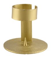 Leuchter Band Alu gold D 4 cm