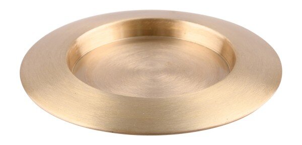 Kerzenteller rund D 13 cm matt