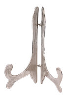 Buch/Tellerständer H 22 cm vernickelt