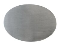Teller Edelstahl matt 20,5x14 cm