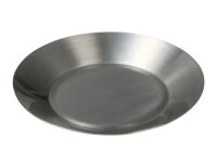 Teller Edelstahl matt D 8 cm innen