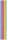 Verzierstreifen "Regenbogen Pastell" 230 x Ø 2 mm